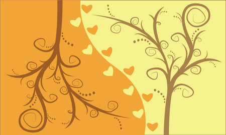 Background with hearts のイラスト素材