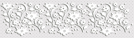 Pattern india flowers seamless oriental vintage indian arabia gray background, Abstract pattern background. Vintage decorative elements floral design ancient textile background. Islam, Arabic.のイラスト素材