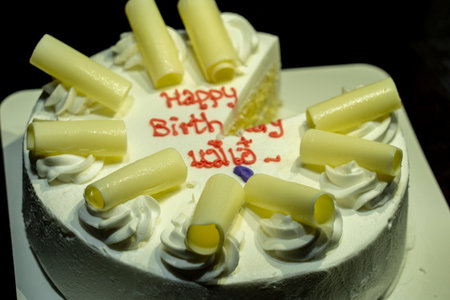 Happy Birthday Cake.の写真素材