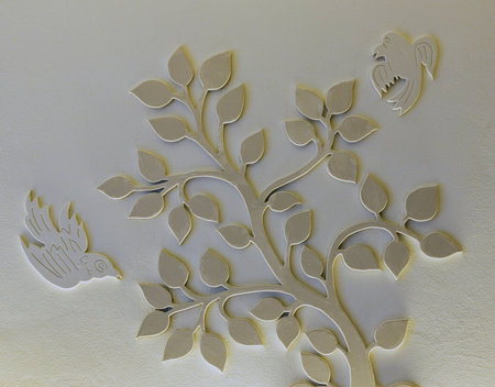 pattern of the walls the beautiful made の写真素材