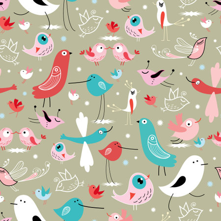 The texture of different birdsの写真素材