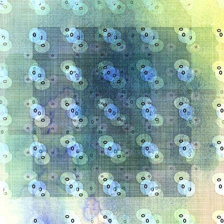 beautiful seamless abstract pattern of rounded elementsの写真素材