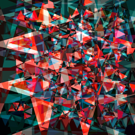 bright abstract background of geometric fragments