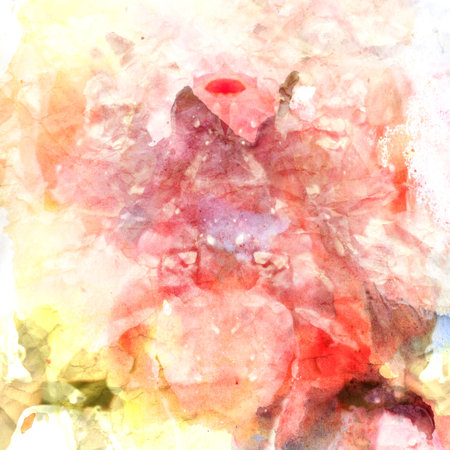 bright colorful watercolor unusual backgroundの写真素材