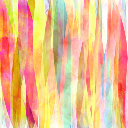 beautiful colorful abstract pattern on a watercolor backgroundの写真素材