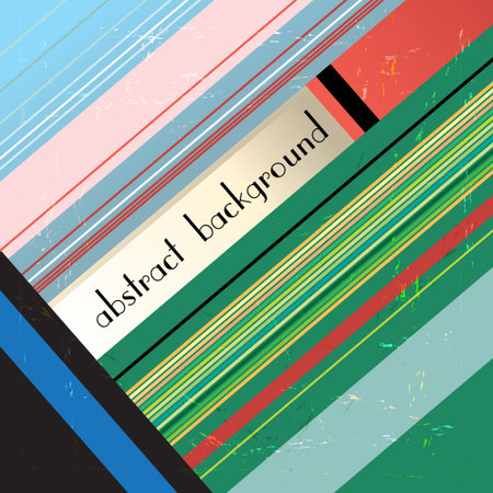 bright abstract graphic background with geometric elementsのイラスト素材