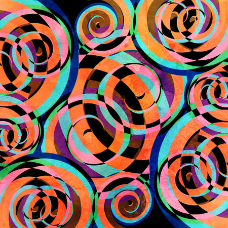 bright colorful abstract background with interesting elements 

の写真素材