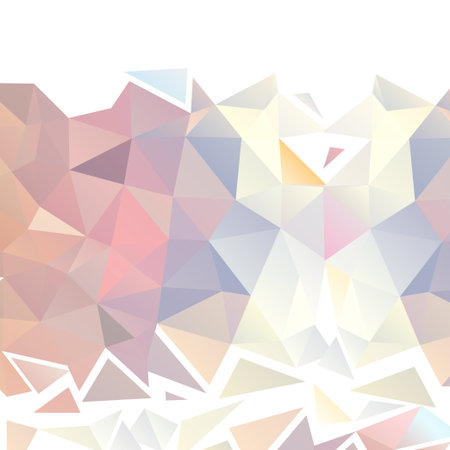 bright colorful abstract background with triangular elements のイラスト素材