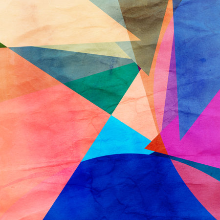 graphic abstract background with geometric elementsの写真素材