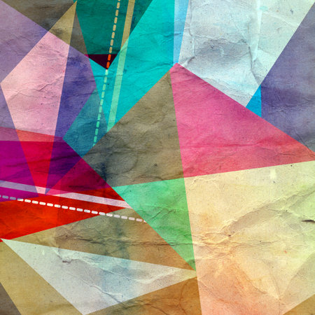 graphic abstract background with geometric elements