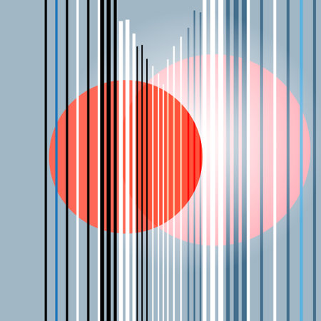 bright abstract background of geometric elementsのイラスト素材