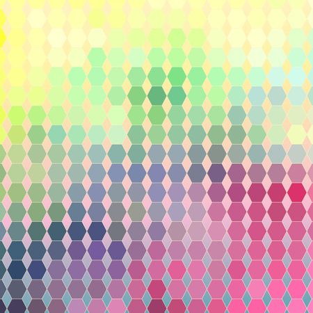 bright multicolored abstract pattern of polygons