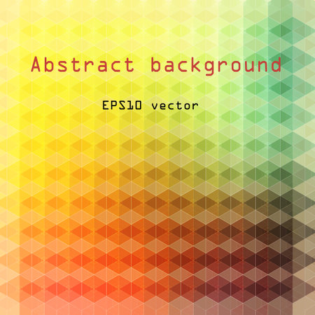 bright multicolored abstract pattern of polygonsのイラスト素材