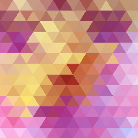 bright multicolored abstract pattern of triangles