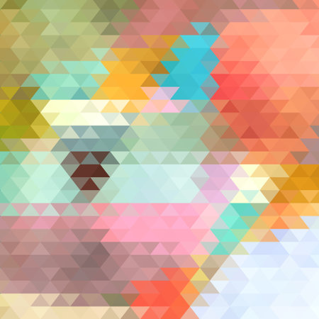 bright beautiful background of different triangles\r\rのイラスト素材