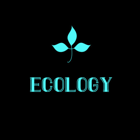 beautiful sign leaves a sign on a black background. Symbol,  editing, creativeのイラスト素材