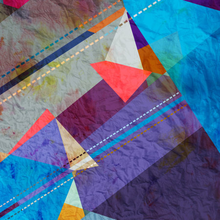 watercolor a retro background of abstract elementsの写真素材