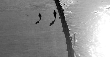 Photo of retro running people