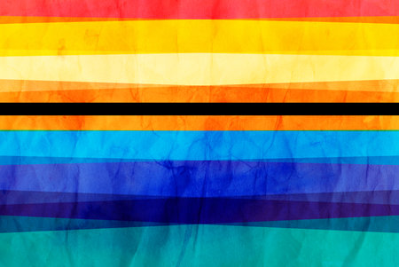 Watercolor abstract retro raster color background with geometric objectsの写真素材