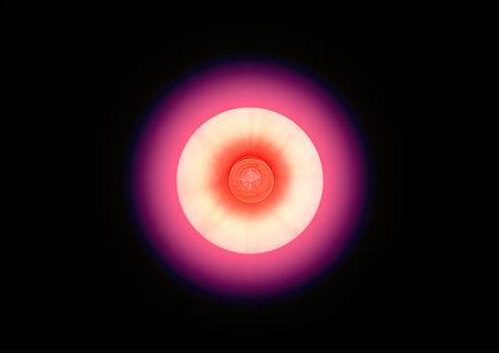 Photo of the lamp art on an unusual backgroundの写真素材