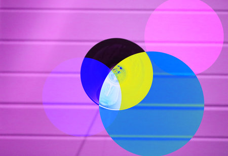 Photo of the lamp art on an unusual backgroundの写真素材