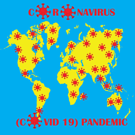Stay home, Stay safe concept. Quarantine during Coronavirus (Covid-19) pandemic. Healthcare.のイラスト素材