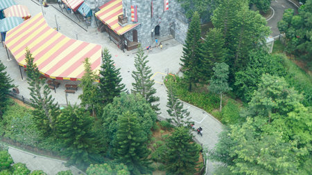 Johor, Malaysia, 20th Jan 2021 - Scenery of miniature model made of Lego bricks at Legoland, Johor,...
