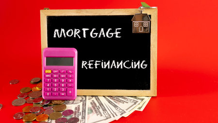 Housing Loan Debt Concept. Financial Concept. Selectve focus on a board with hand written text Housing Loan Debt.の写真素材