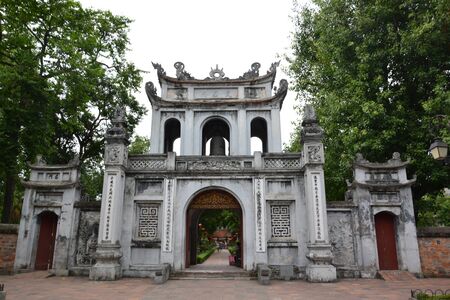 The gate in Vietnam.のeditorial素材