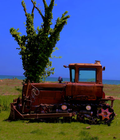 old trainのeditorial素材