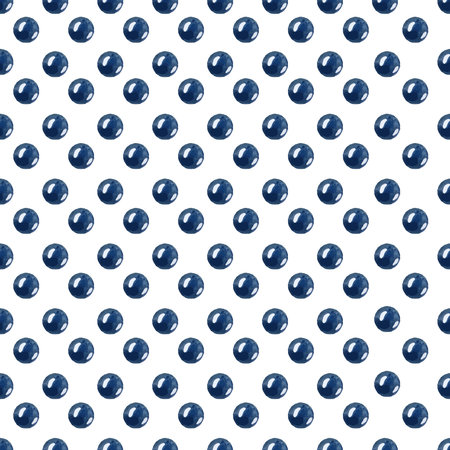 seamless vector drawing watercolor ballsのイラスト素材