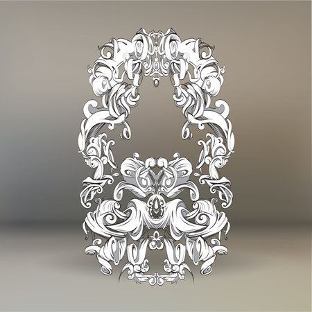 decorative elements in vintage style for decoration layout, framing, for tektsta for advertising, vector illustration hands, seamless textureのイラスト素材