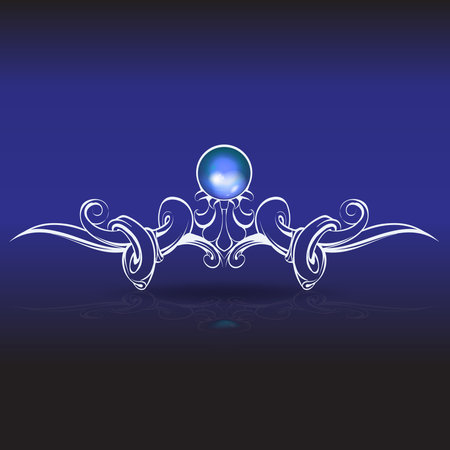 decorative elements in vintage style for decoration layout, framing, for tektsta for advertising, vector illustration handsのイラスト素材