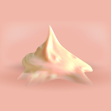 cream cake or ice cream vectorのイラスト素材