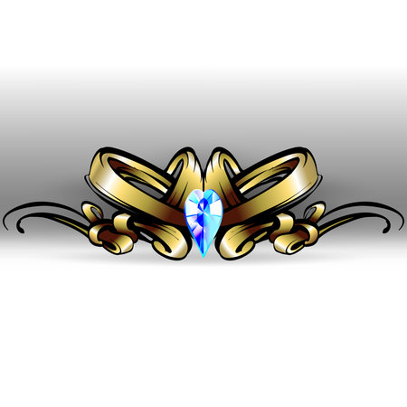 decorative elements in vintage style for decoration layout, framing, for tektsta for advertising, vector illustration handsのイラスト素材