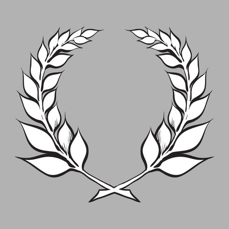 laurel wreath award winner vectorのイラスト素材