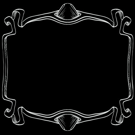 crown vector, decorative elements in vintage style for decoration layout, framing, for text for advertising, vector illustration hands, set Iconsのイラスト素材