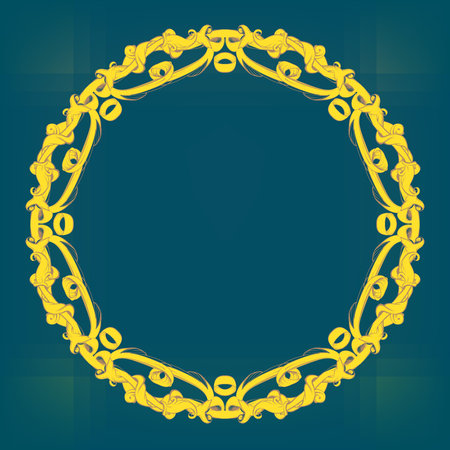 decorative elements in vintage style for decoration layout, framing, for advertising, vector illustration handsのイラスト素材
