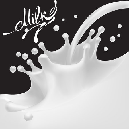 milk vector illustrationのイラスト素材