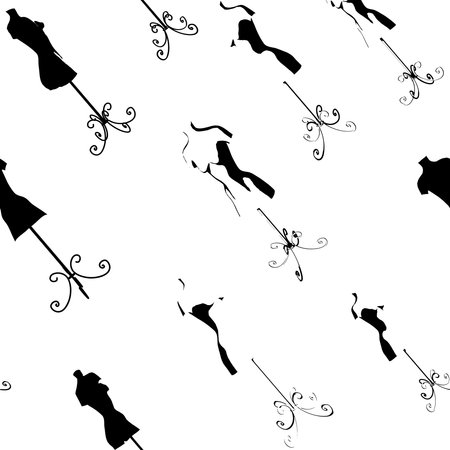 set mannequin female vectorの写真素材