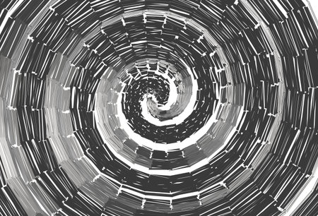 spiral particles illustration 3d render dna abstract backgroundの写真素材