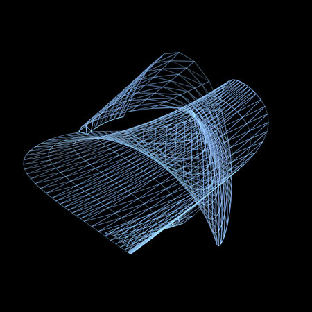 mesh grunge sphere abstraction background futuristic illustration 3d rendering
