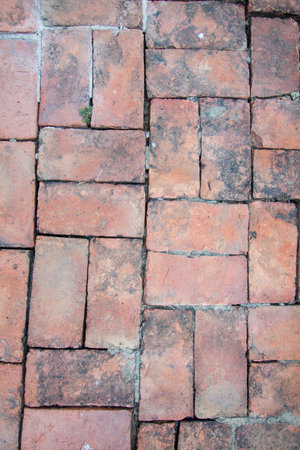 old brick floor