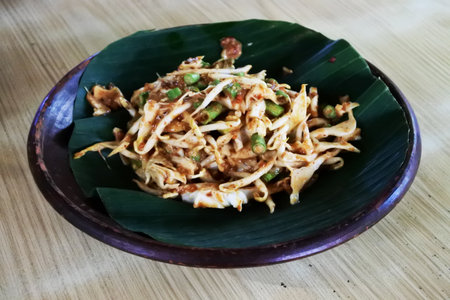 karedok is a traditional Indonesian food made from a mixture of fresh vegetablesの写真素材