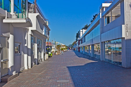 FEB 9, 2016, SOCHI, RUSSIA - Embankment in the central part of Sochiのeditorial素材