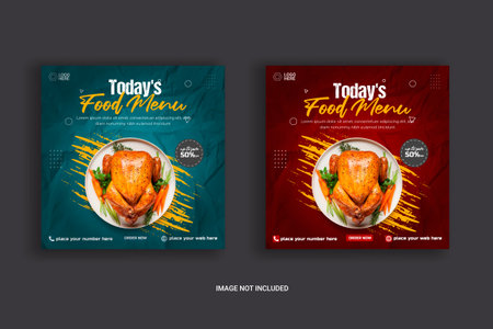 Food  Social media post  banner advertising discount sale offer template  designのイラスト素材