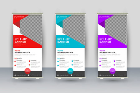 Vector corporate business roll up designのイラスト素材