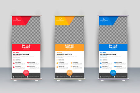 Vector corporate business roll up designのイラスト素材
