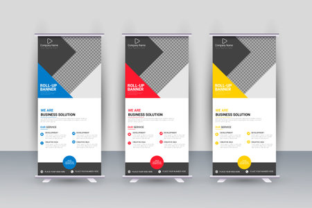 Vector corporate business roll up designのイラスト素材