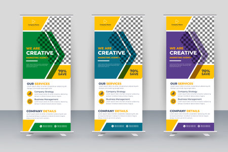 Vector corporate business roll-up designのイラスト素材